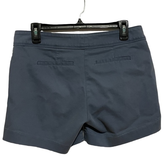 Isaac Mizrahi Blue Button Detail Shorts - Picture 3 of 6